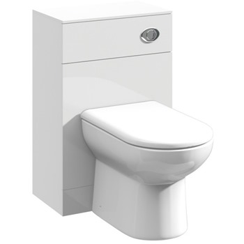 Essential Alaska White Toilet Unit