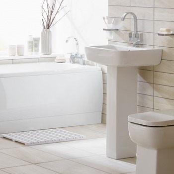 Essential ORCHID Full Pedestal Only; White