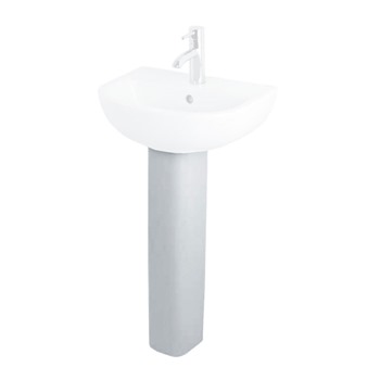 Essential LILY Small Full Pedestal Only; White