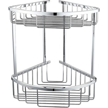 Double Corner Basket Stainless Steel