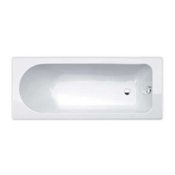 Essential CAMDEN Rectangular Single Ended Bath; 1600x700mm; 0 Tap holes; White
