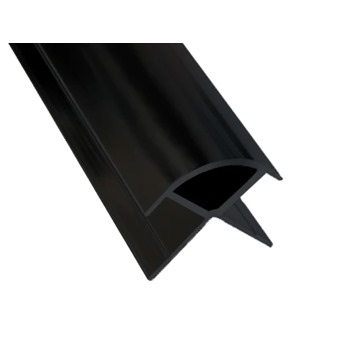 10mm ABS External Winged Corner - Black