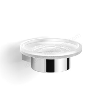 Essential URBAN Soap Dish Holder With Round Glass Dish