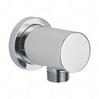 Round Outlet Elbow Chrome