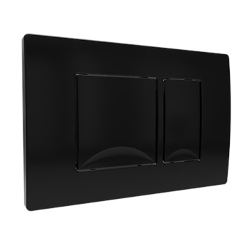 Matt Black Flush Plate (for wall frame OC140WF)