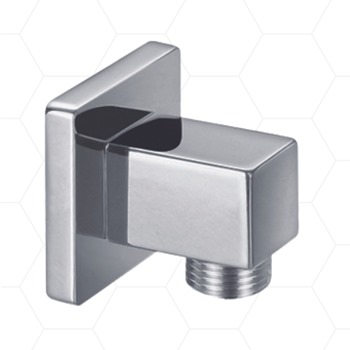 Square Outlet Elbow Chrome