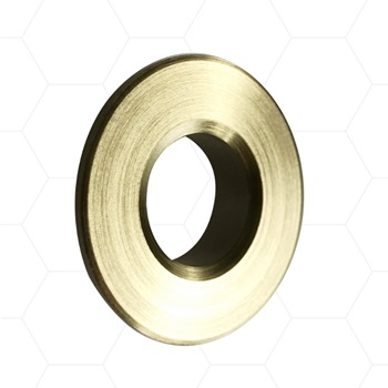Brushed Brass Overflow Ring