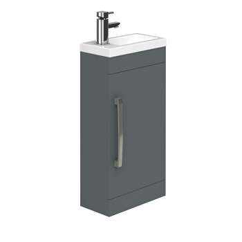 Essential Montana 770mm x 385mm Cloakroom Unit & Basin - Forest Green
