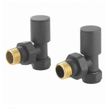 Anthracite Angled Valves (Pair)