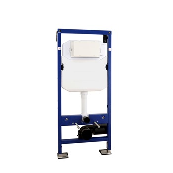 Modena Tall Wall Frame with Dual Flush, Side Inlet with Top Access
