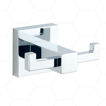 Hexham Chrome Double Robe Hook