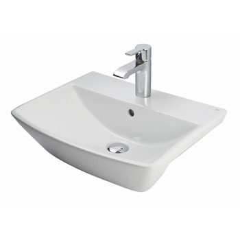 Essential Jasmine 500mm Vessel Basin 1 Tap Hole