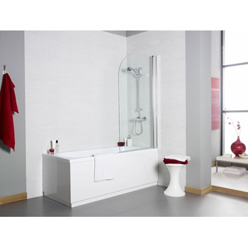 Koncept Curved Bath Screen 1400 x 780mm