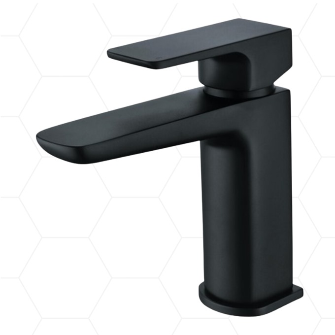 Armstrong Mono Basin Mixer with Click Waste Black