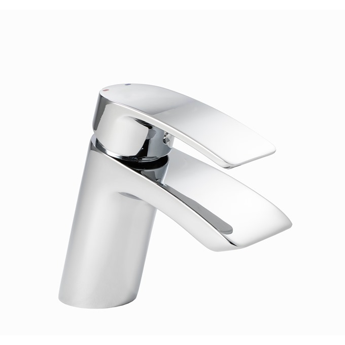 Essential Pisco Mini Mono Basin Mixer With Click Waste 1 Tap Hole Chrome