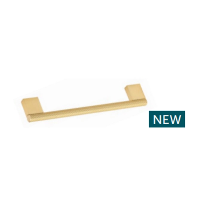 Knurle Bar Handle 320mm Brushed Brass