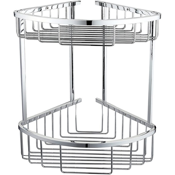 Double Corner Basket Stainless Steel