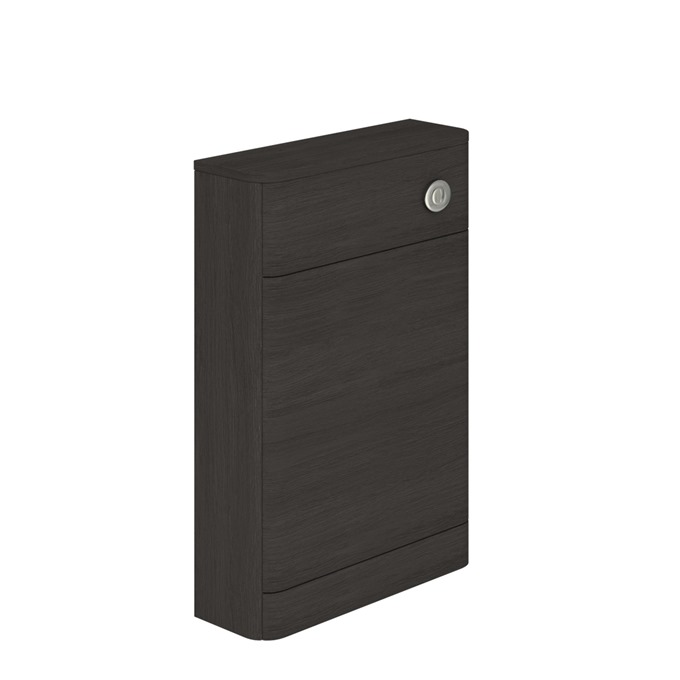 Essential VERMONT WC Unit; 550mm Wide x 205mm Deep; Dark Grey