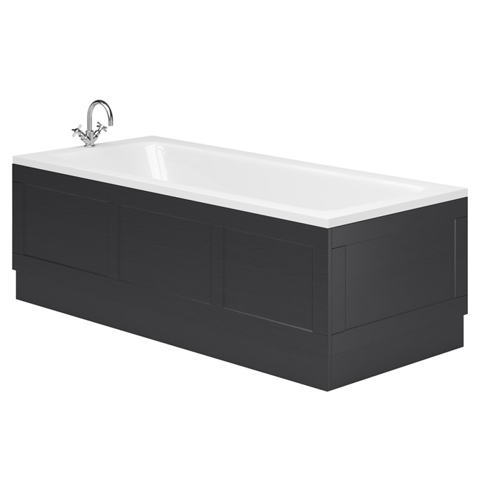 Essential Maine 1800 Front Bath Panel Graphite Grey