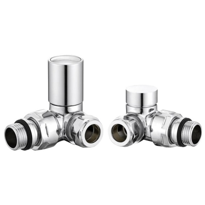 Chrome Corner Valves (Pair)