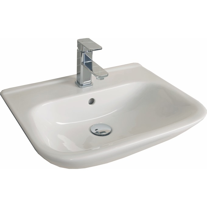 Essential Violet 520mm Vessel Basin 1 Tap Hole