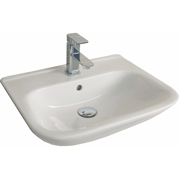 Essential Violet 520mm Vessel Basin 1 Tap Hole