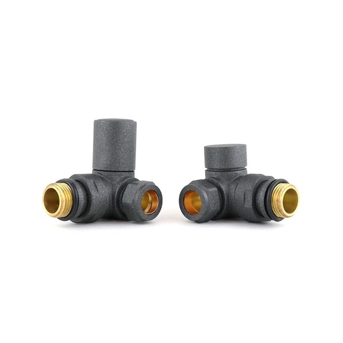 Anthracite Corner Valves (Pair)