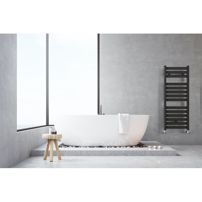 Lazzarini capri 1703 x 480 anthraciteTowel Warmer