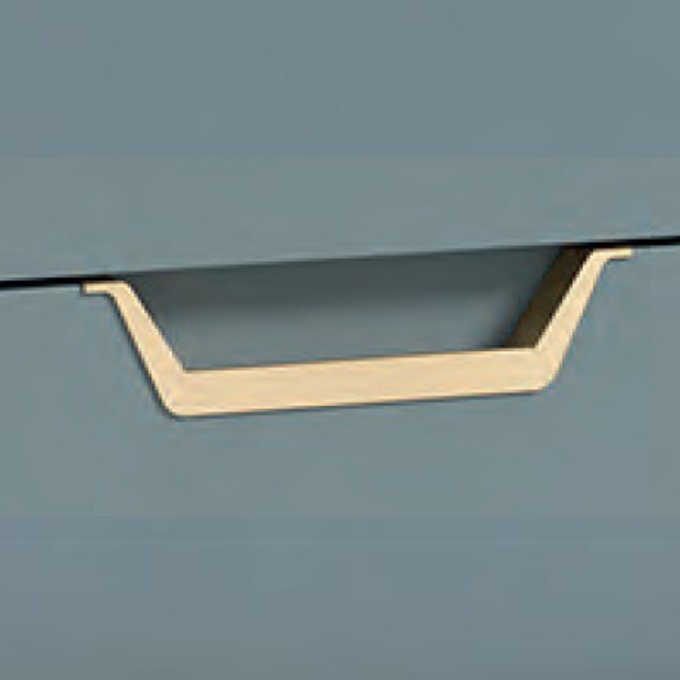 Freya Furniture Handle - Brushed Brass