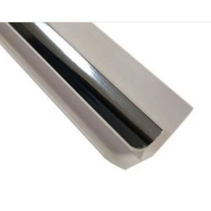 10mm Chrome Aluminium Internal Winged Corner