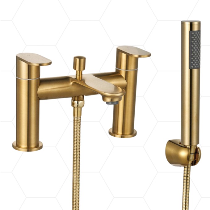 Ramsay Bath Shower Mixer - Brushed Brass