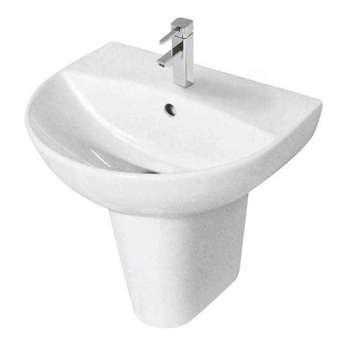 Kameo 500mm 1 Tap Hole Pedestal Basin