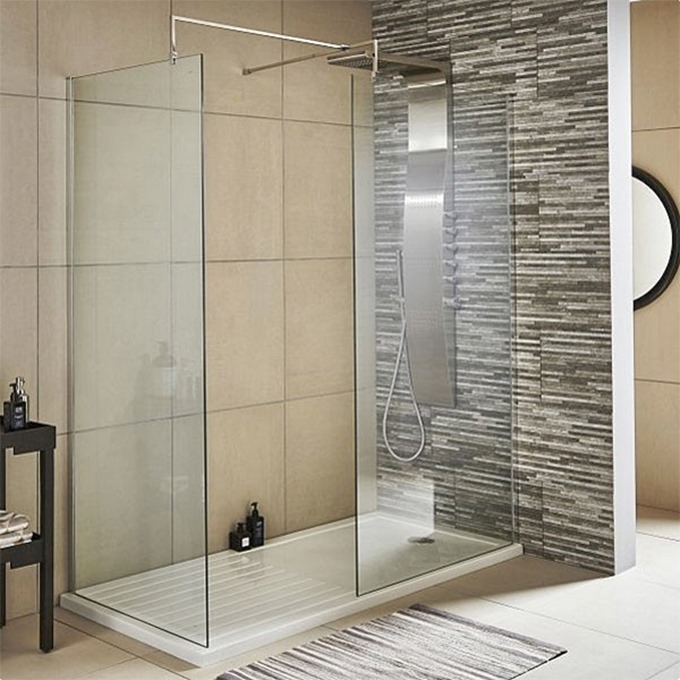 Ocean 8+ 1100mm Wetroom Panel with Chrome Profile