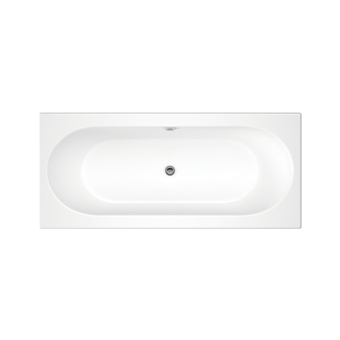 BC Designs Lambert 1800mm x 800mm Double Ended Bath - White