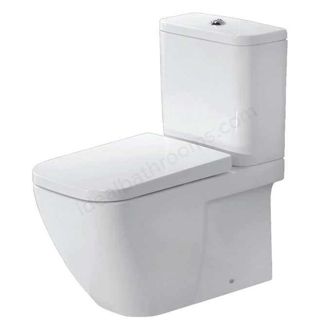 Essential FUCHSIA Close Coupled Back to Wall Pan + Cistern + Seat Pack; Soft Close Seat; White