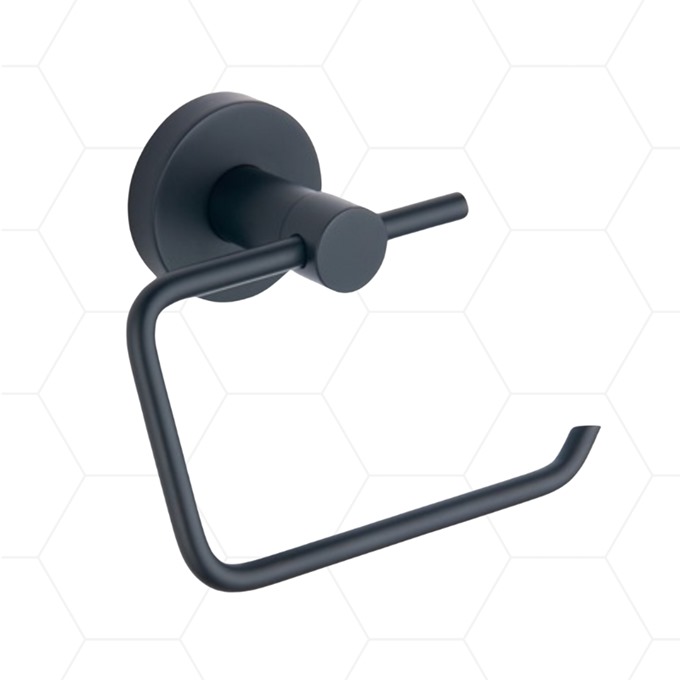 Chester Matt Black Toilet Roll Holder