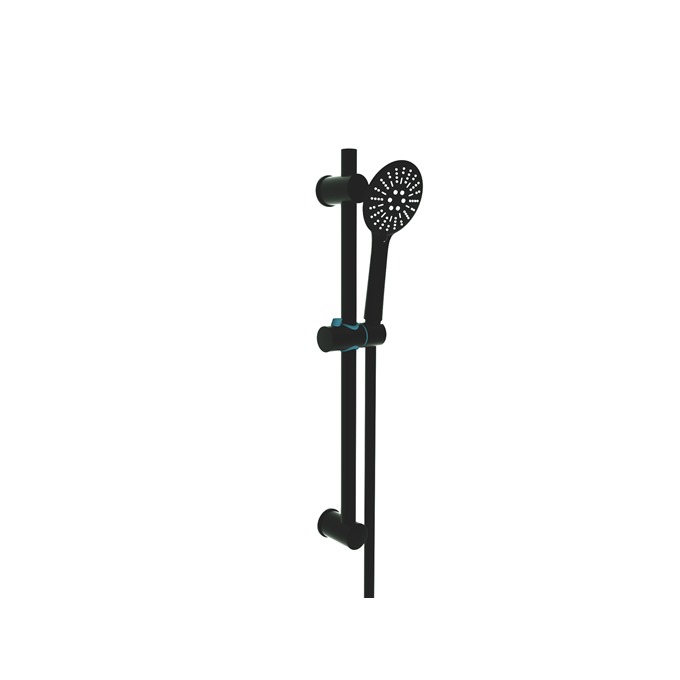 Round Slide Rail Kit - Black