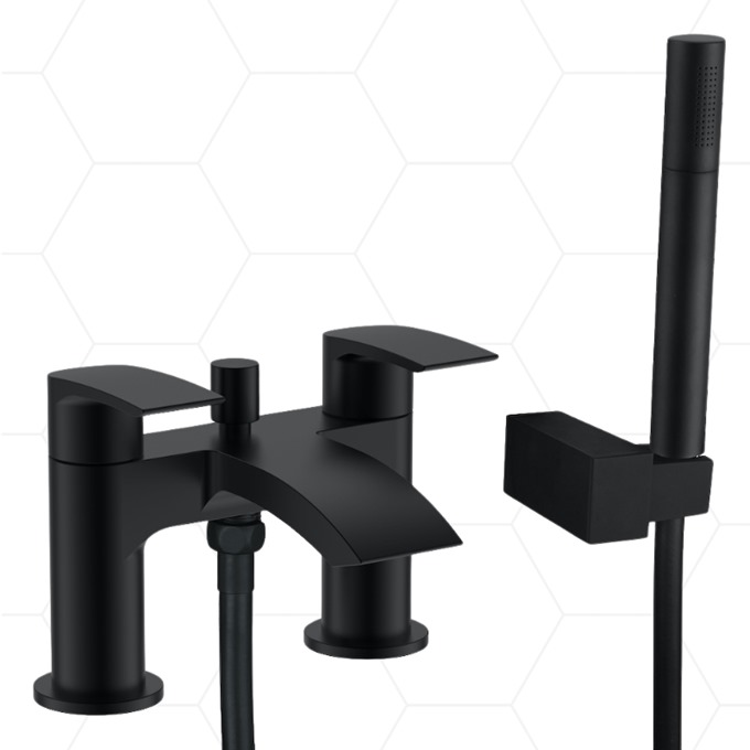 Bell Bath Shower Mixer Black