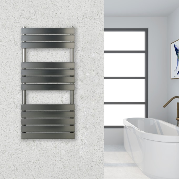 Dorado Gunmetal Designer Towel Rail 1200 x 500mm