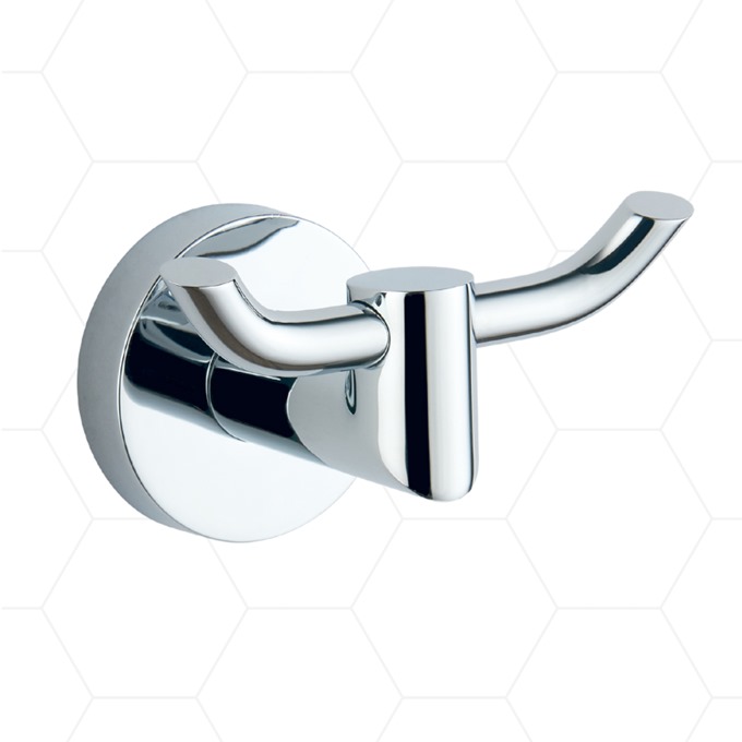 Chester Chrome Double Robe Hook