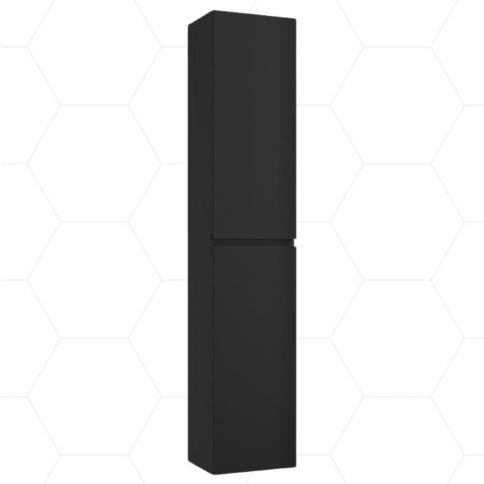 Arc/Freya 2 Door Tall Unit - Matt Black