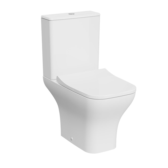 Luxor Square Rimless C/C Pan with Cistern and Soft Close Seat