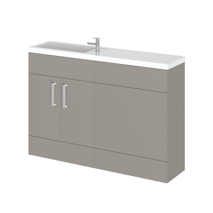 Essential NEVADA I Floor Standing Washbasin Unit + Basin; Cashmere