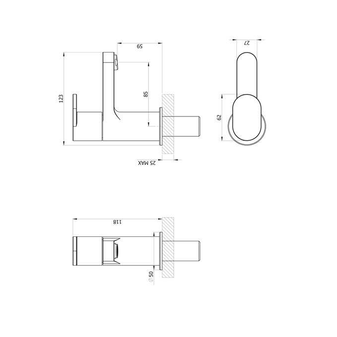 Essential Osmore Bath Pillar Tap Pair 2 Tap Holes Chrome