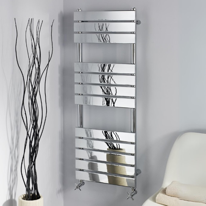 Dorado Chrome Designer Towel Rail 1200 x 500mm