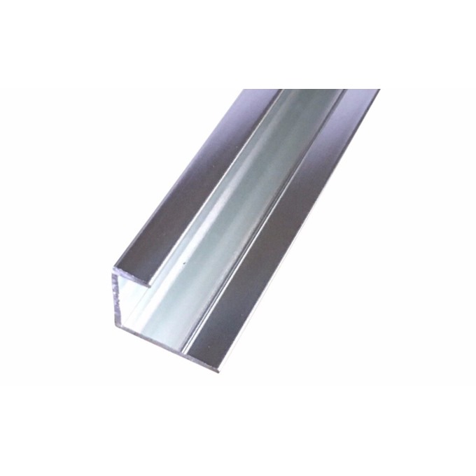 11mm Aluminium End Cap Chrome