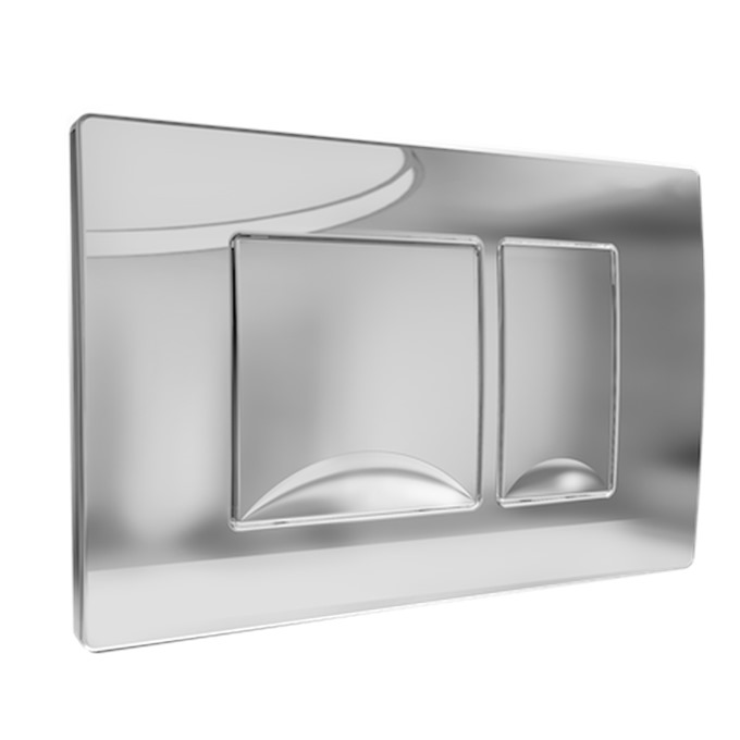 0.78m x 405mm Adjustable Wall Frame inc Chrome Flush Plate