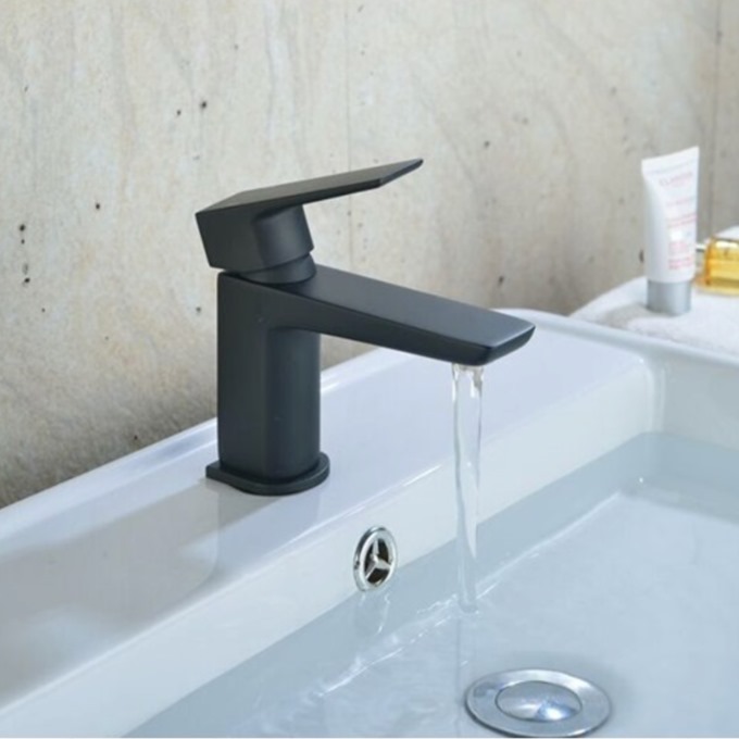 Armstrong Mono Basin Mixer with Click Waste Black