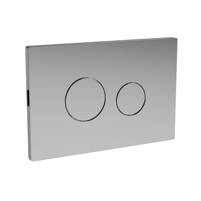 Chrome Dual Flush Plate