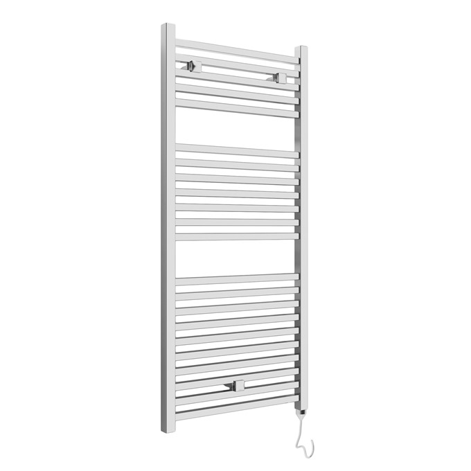 Lazzarini Todi Contract Chrome straight 1110mm Electric Towel Warmer